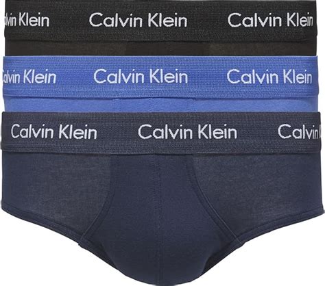 calvin klein underwear herren cotton stretch slip 3er pack